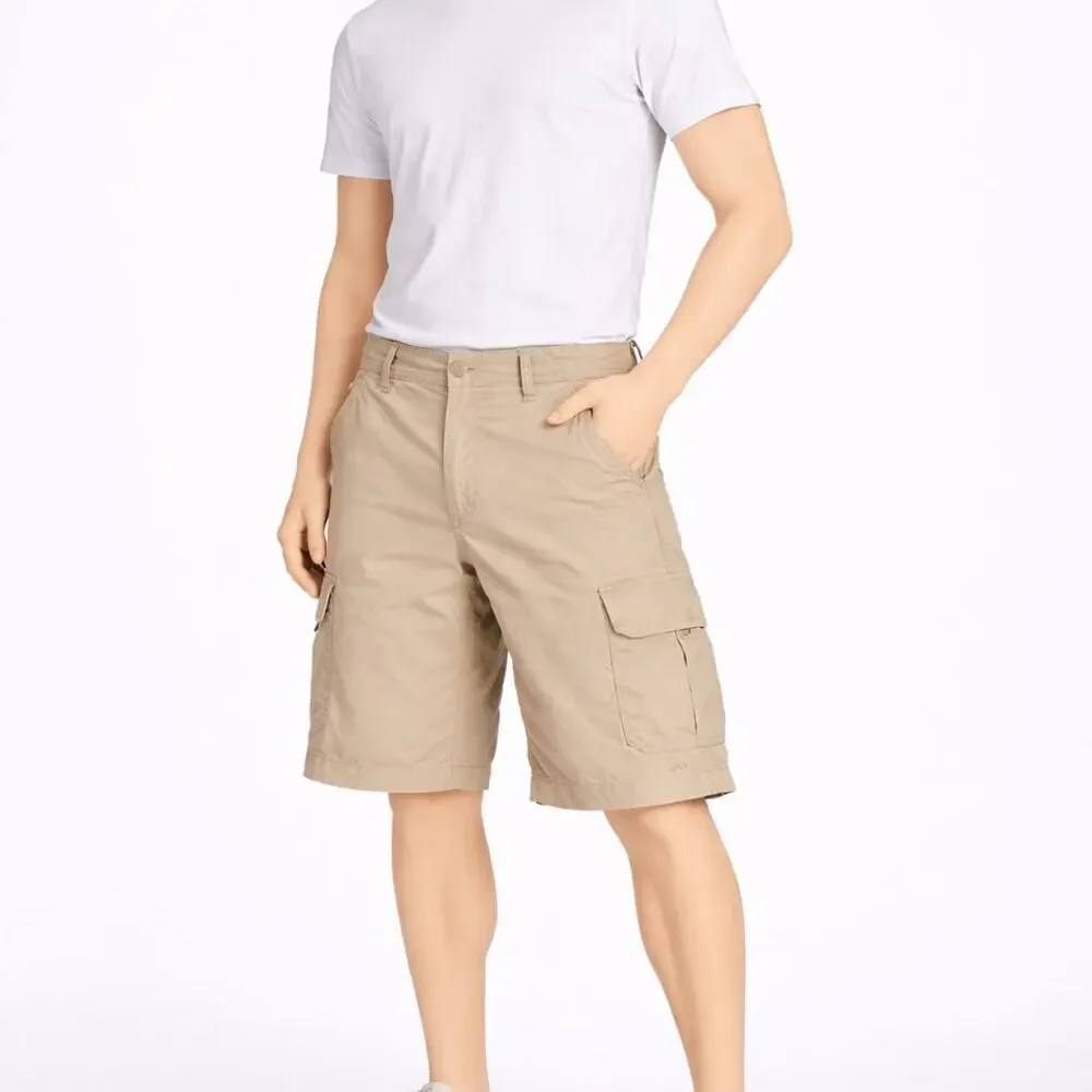 The North Face Mens Cargo Shorts Tan Nylon Hiking Size 40 outdoor, gorpcore